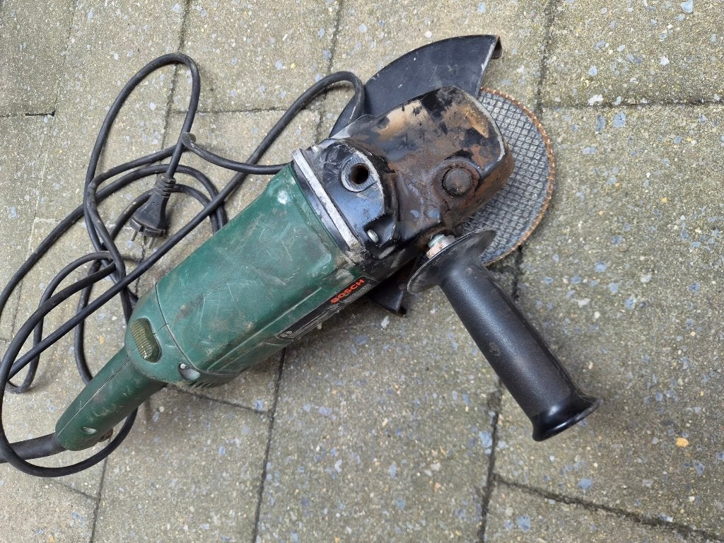SLIJPSCHIJF machine, Doe-het-zelf en Bouw, Ophalen, Gebruikt, 1000 watt of meer, Rechte handslijpmachine