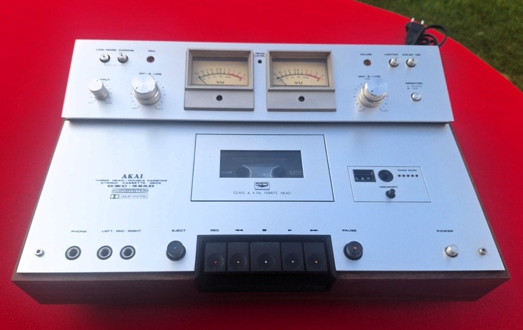 Vintage Akai cassettespeler in topstaat !!, Audio, Tv en Foto, Ophalen of Verzenden, Enkel, Akai, Tape counter