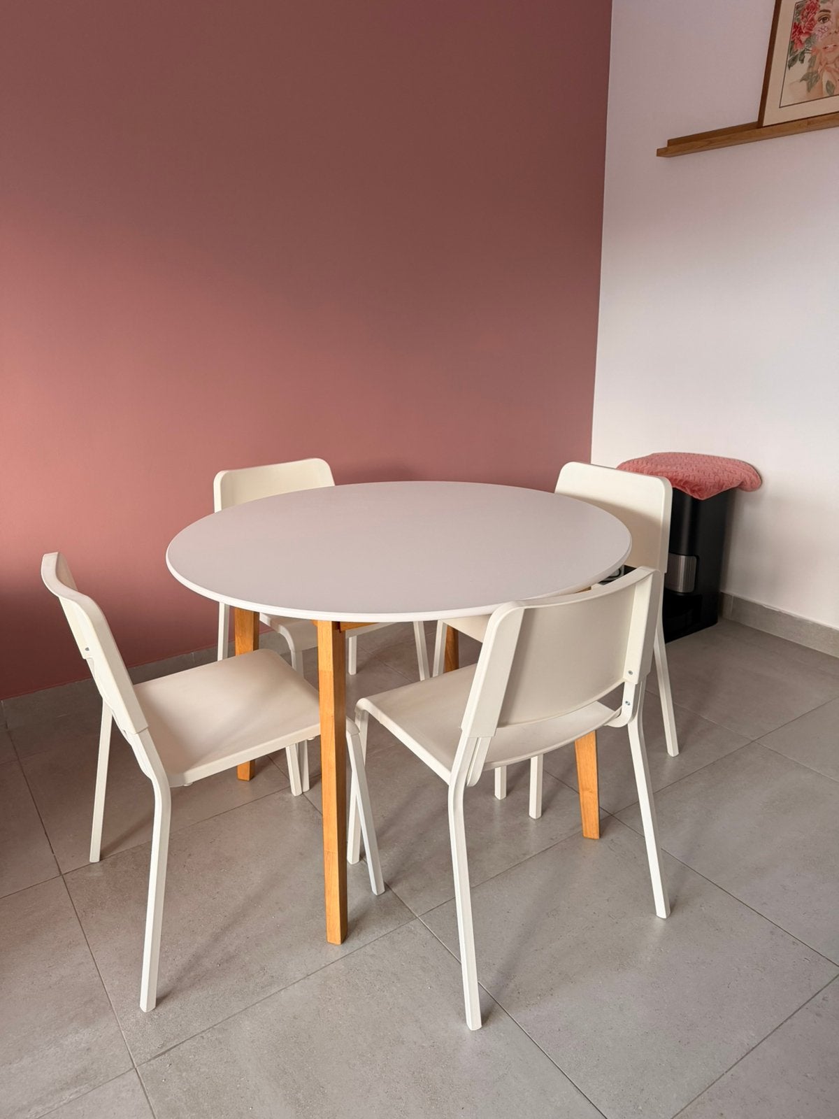 Eetkamer tafel zonder stoelen, Ophalen, Overige materialen, Gebruikt, Rond
