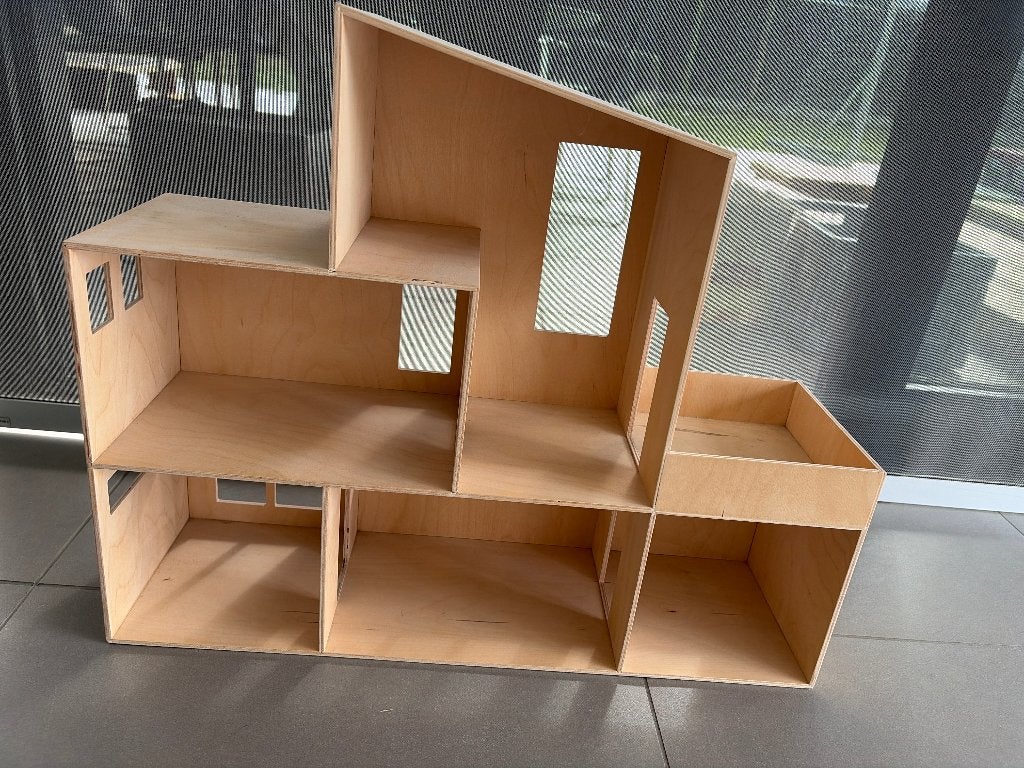 Ferm Living Miniature Funkis House Hout, Kinderen en Baby's, Overige merken, Zo goed als nieuw, Wanddecoratie, Ophalen
