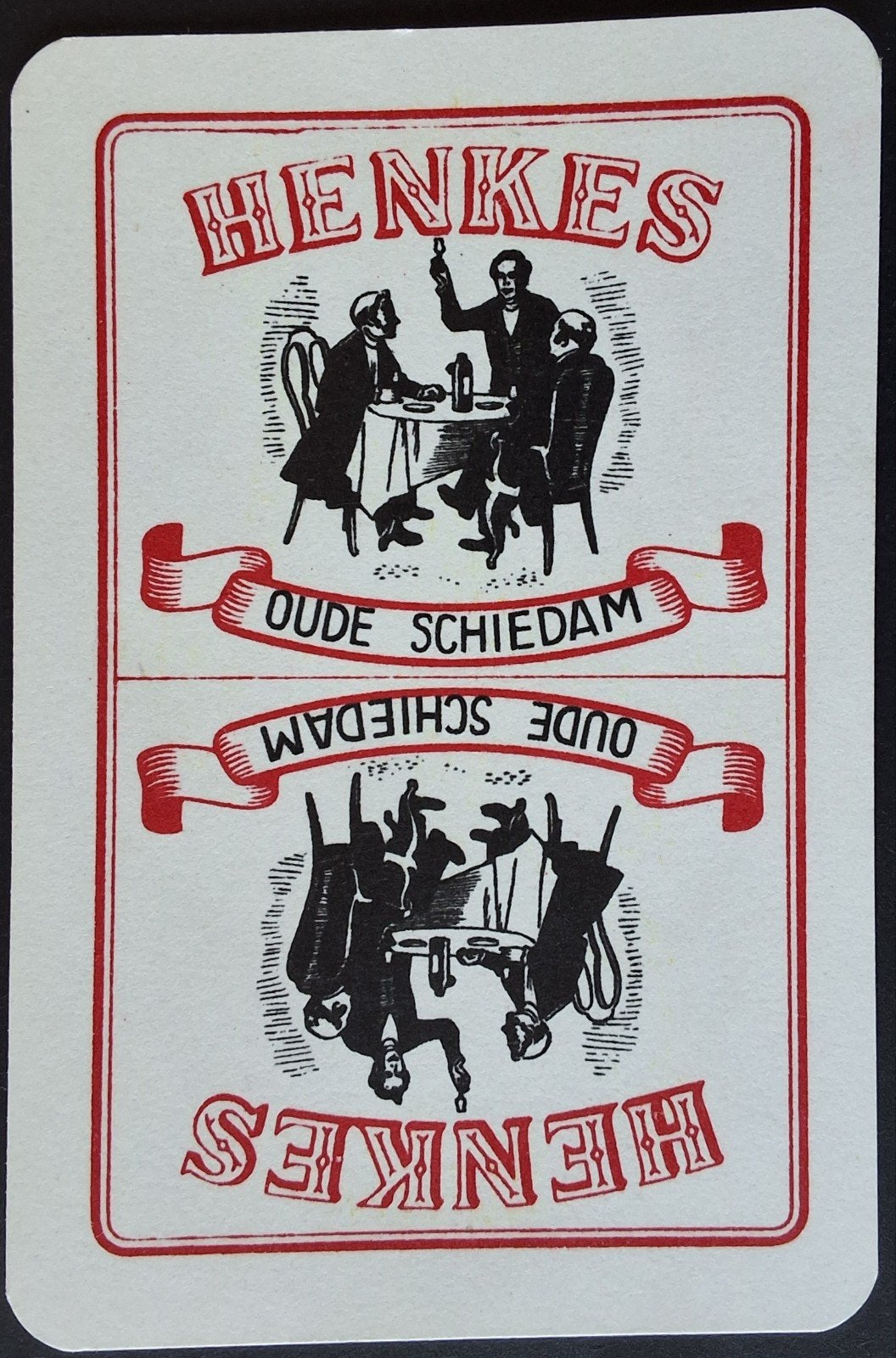 1 Speelkaart  Henkes, Ophalen of Verzenden