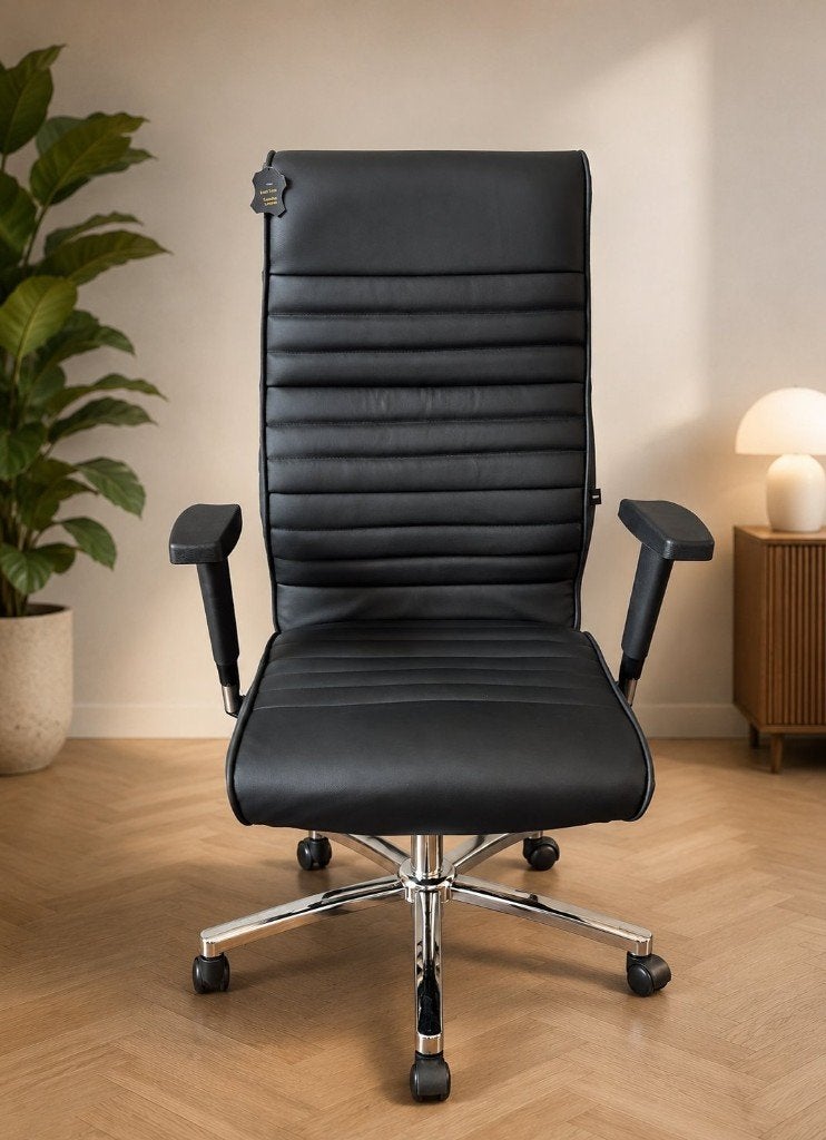 Topstar Echt Leder Directeursstoel | NIEUW in doos | NP €380, Huis en Inrichting, Bureaustoelen, Zwart, Nieuw, Ophalen of Verzenden