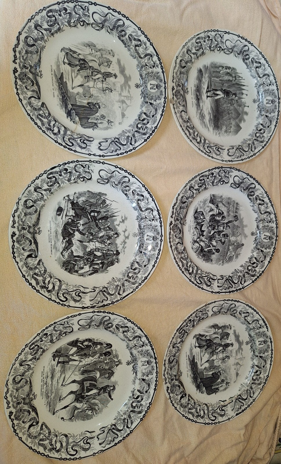 Themaplaten uit het „Napoleontische tijdperk”, Antiek en Kunst, Ophalen of Verzenden