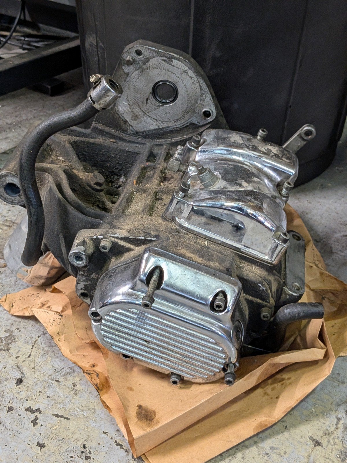 Versnellingsbak 5 Harley Davidson FXR 34700-88 1340 Evo, Motoren, Ophalen, Gebruikt