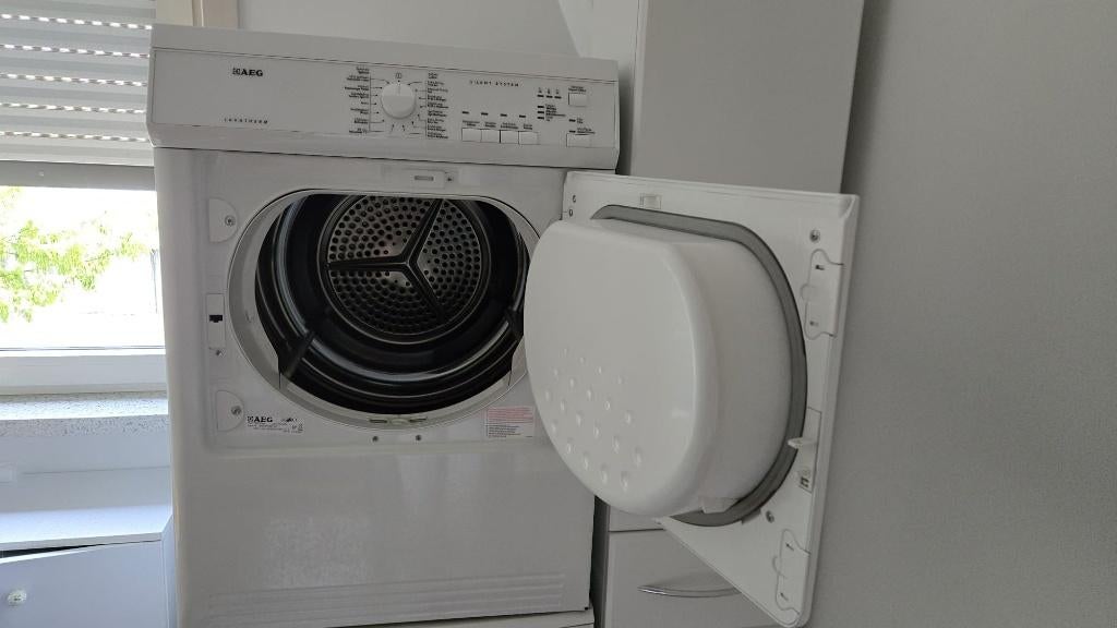 droogkast AEG T65170AV, Electroménager, Sèche-linge, 6 à 8 kg, Évacuation d'air, Programme laine, Chargeur frontal