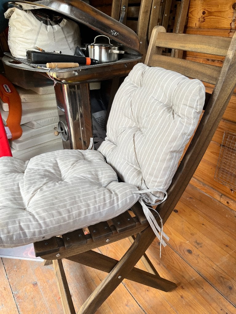 Opvouwbare houten plooistoelen, Jardin & Terrasse, Enlèvement, Utilisé, Bois, Pliant