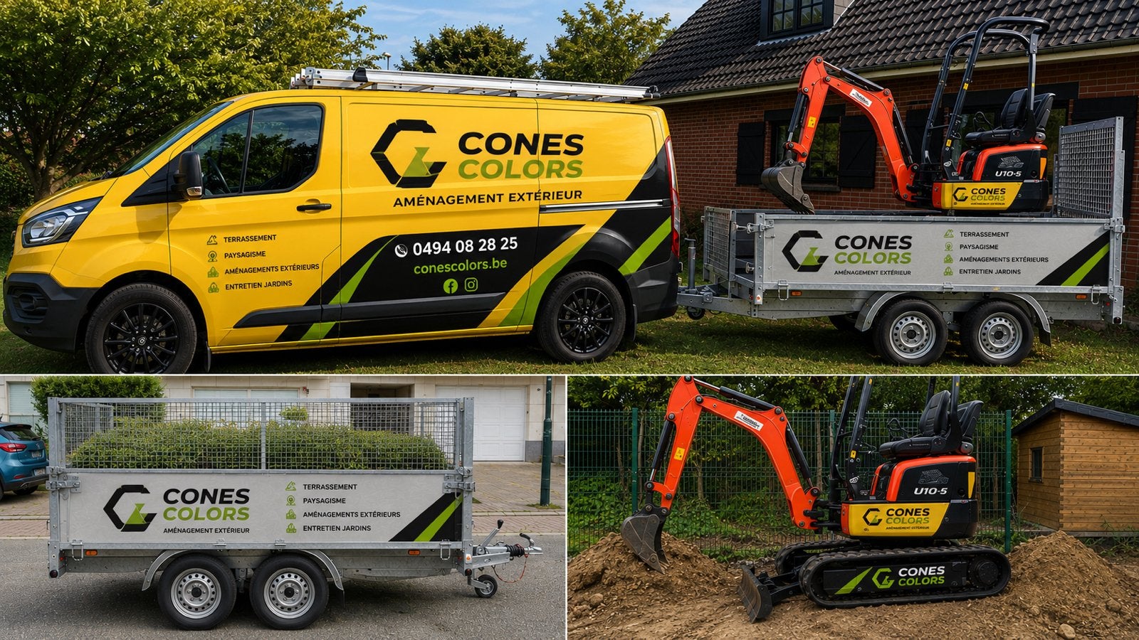 Jardinier paysagiste professionnel, Enlèvement ou Envoi, Comme neuf, Moins de 10 m², Herbe