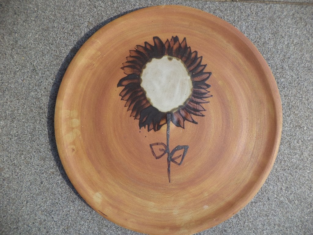 VTG Vallauris Madeleine BRAULT, POTERIE DU COLOMBIER 36 cm, Antiquités & Art, Antiquités | Céramique & Poterie, Enlèvement ou Envoi