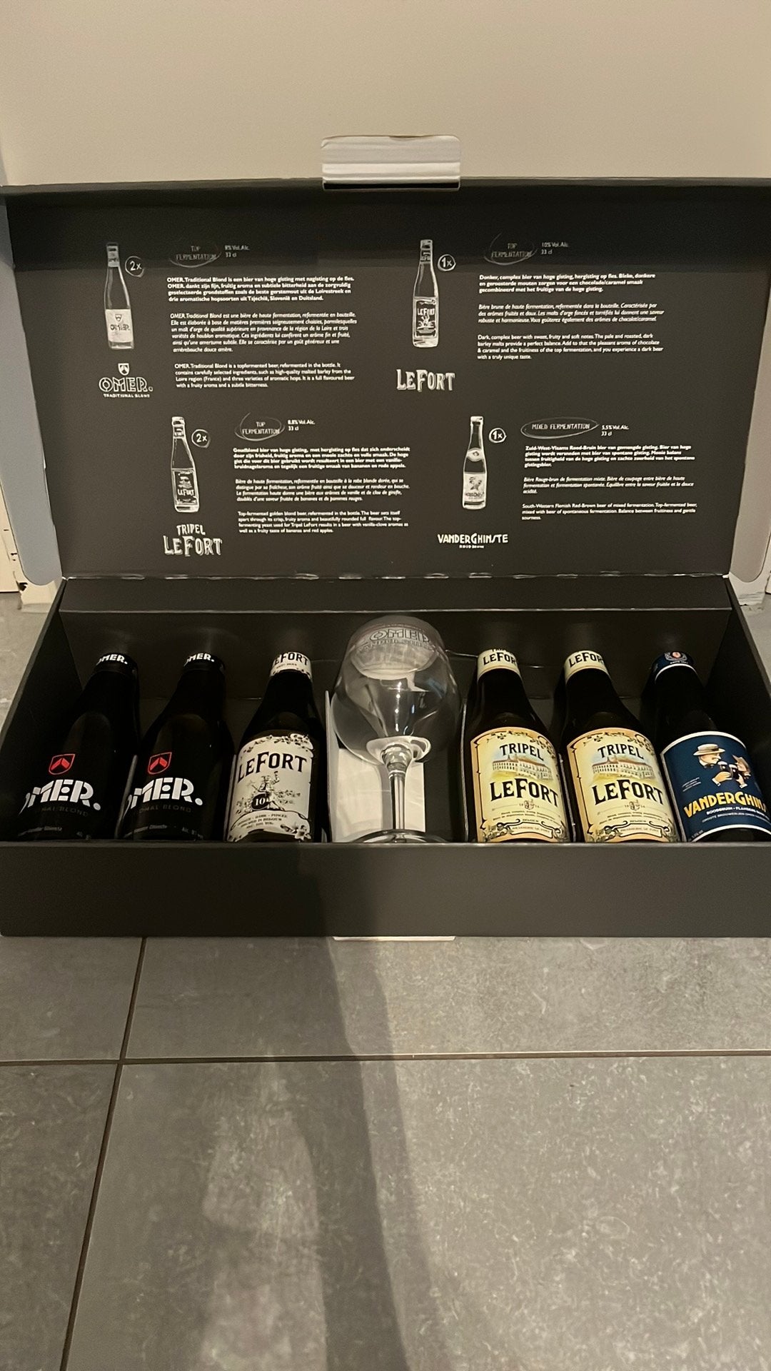 Omer belgian beer box, Ophalen of Verzenden