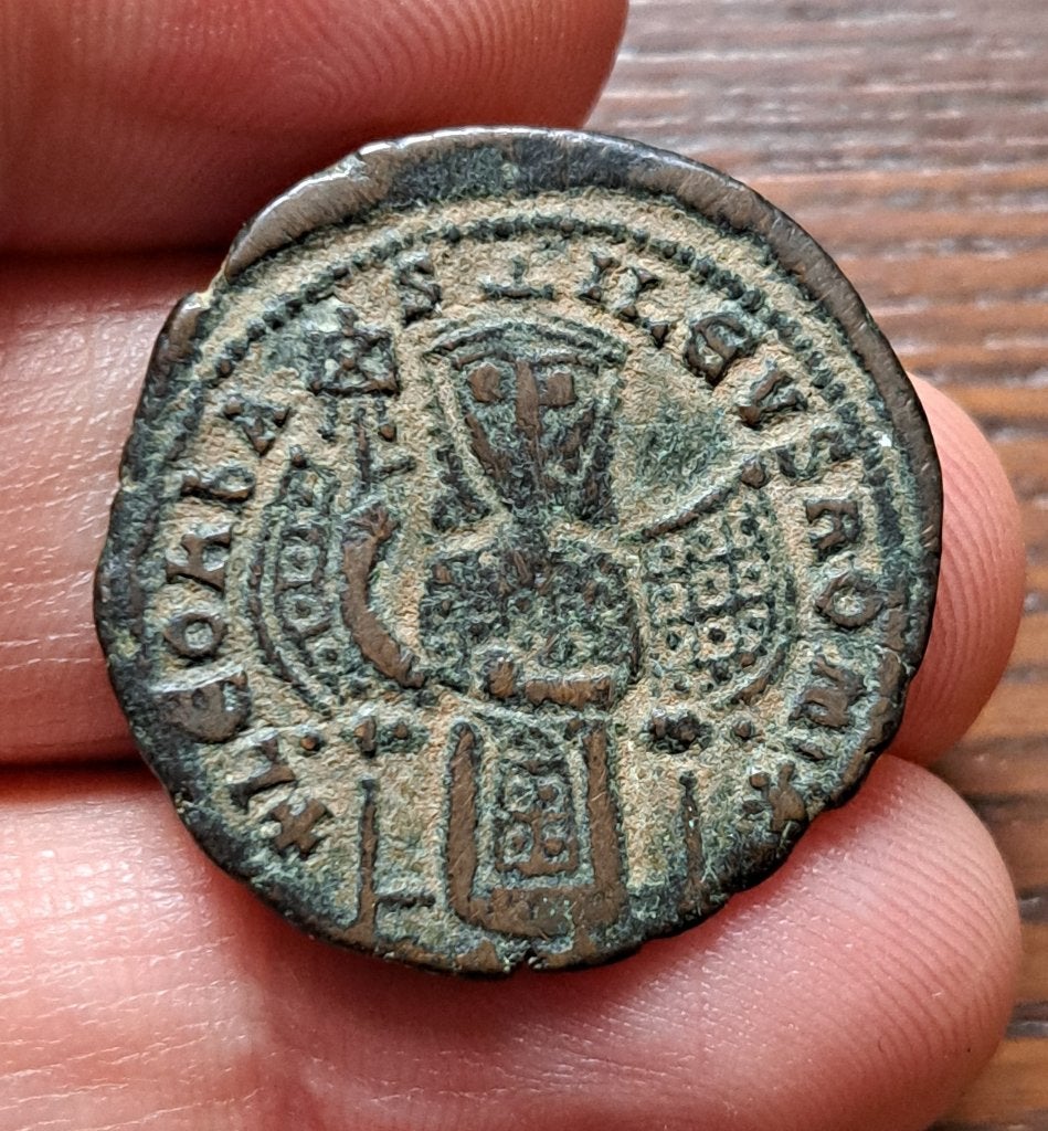Leo VI the Wise - Zeer zeldzame follis R2!!!, Postzegels en Munten, Ophalen of Verzenden, Overige landen, Losse munt
