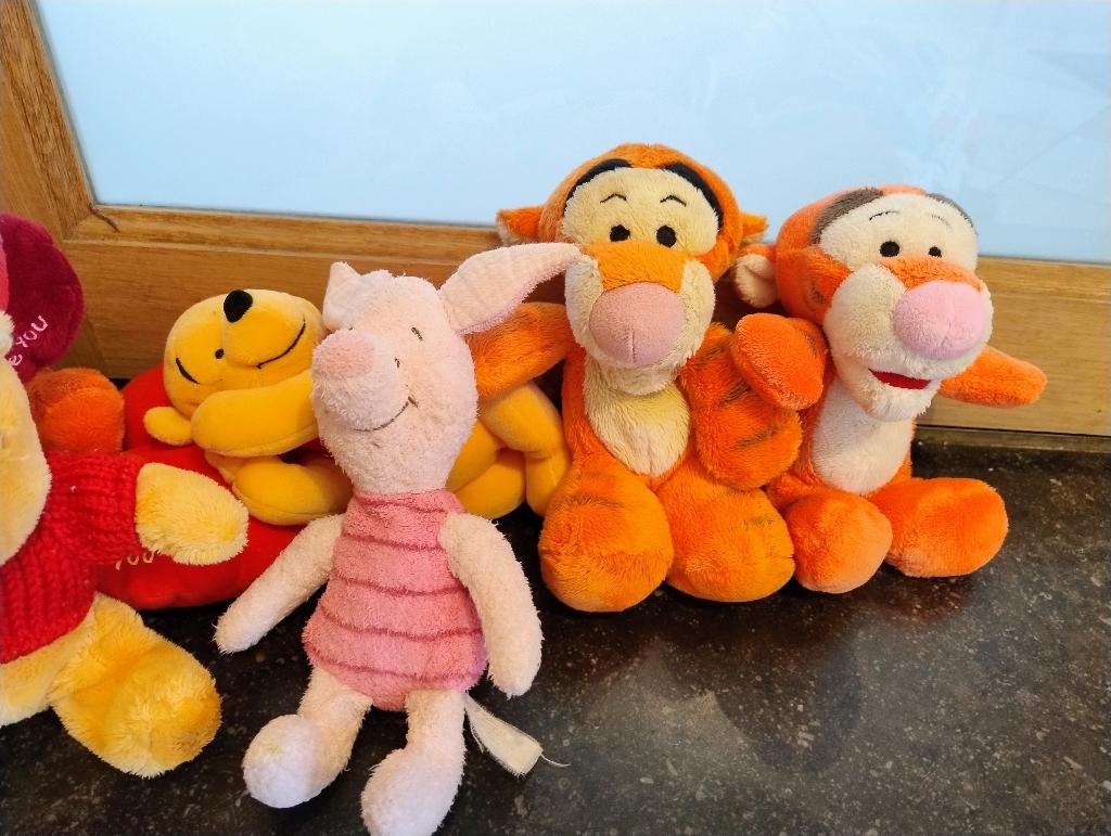 Peluches Winnie l'ourson et ses amis, Comme neuf, Autres types, Petit (moins de 20 cm), Multicolore