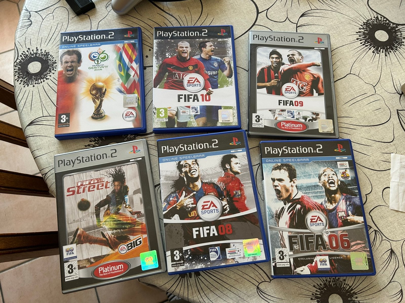 Diverse FIFA games Ps2 games, Ophalen, Zo goed als nieuw