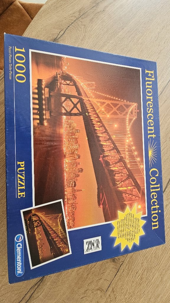 Clementoni puzzel 1000st - 3€, Ophalen, 500 t/m 1500 stukjes, Gebruikt, Legpuzzel