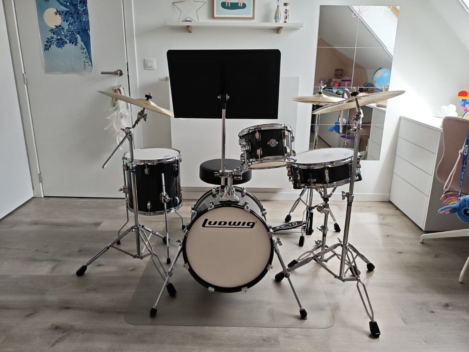 Drumstel Ludwig Questlove Breakbeat - complete all-in set, Muziek en Instrumenten, Drumstellen en Slagwerk, Ludwig, Ophalen