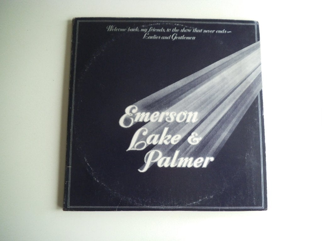 3 x Vinyl Emerson, Lake & Palmer Bienvenue mes amis.., Rock psychédélique, 12 pouces, Enlèvement ou Envoi, Utilisé