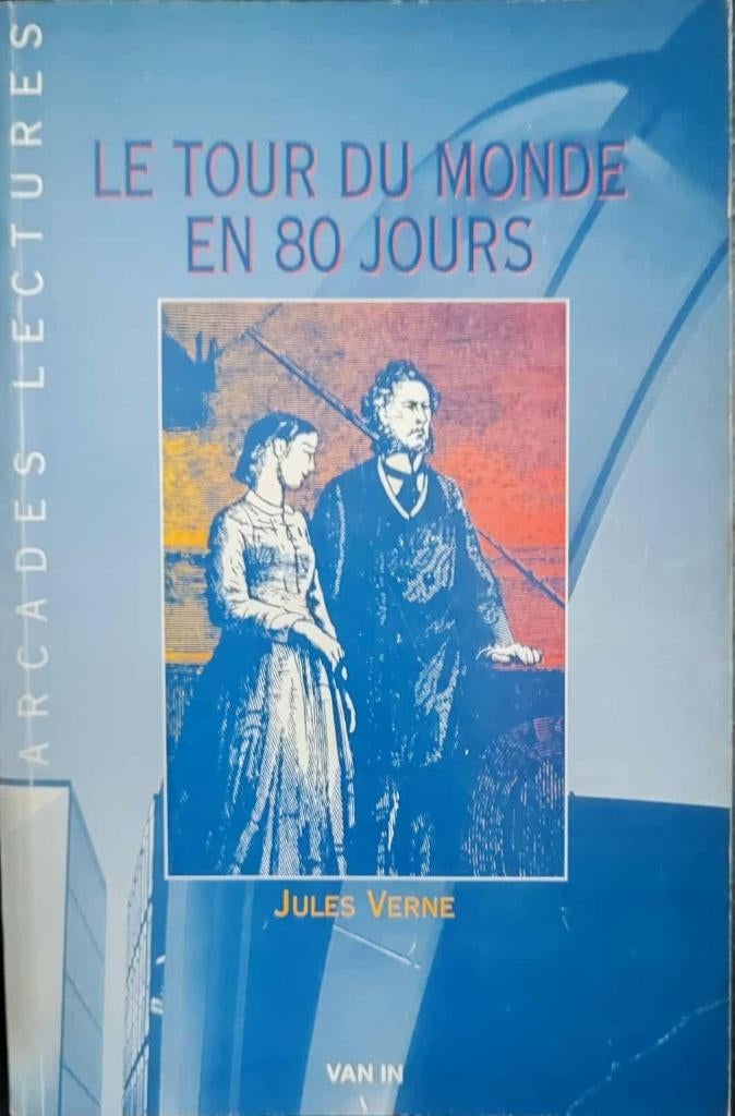 Le tour du monde en 80 jours - Jules Verne, Boeken, Ophalen of Verzenden, Gelezen, Frans, Jules Vernes