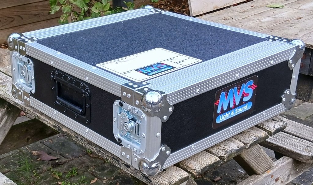 Flightcase 19 inch 3HE, dubbel deur (zwart), Muziek en Instrumenten, Ophalen of Verzenden, Zo goed als nieuw, Speaker of Versterker