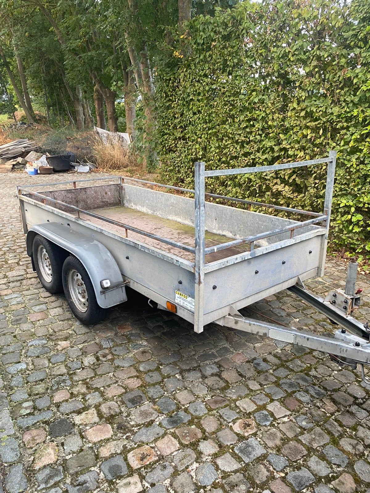 Aluminimum remorque 750kg, Enlèvement, Comme neuf