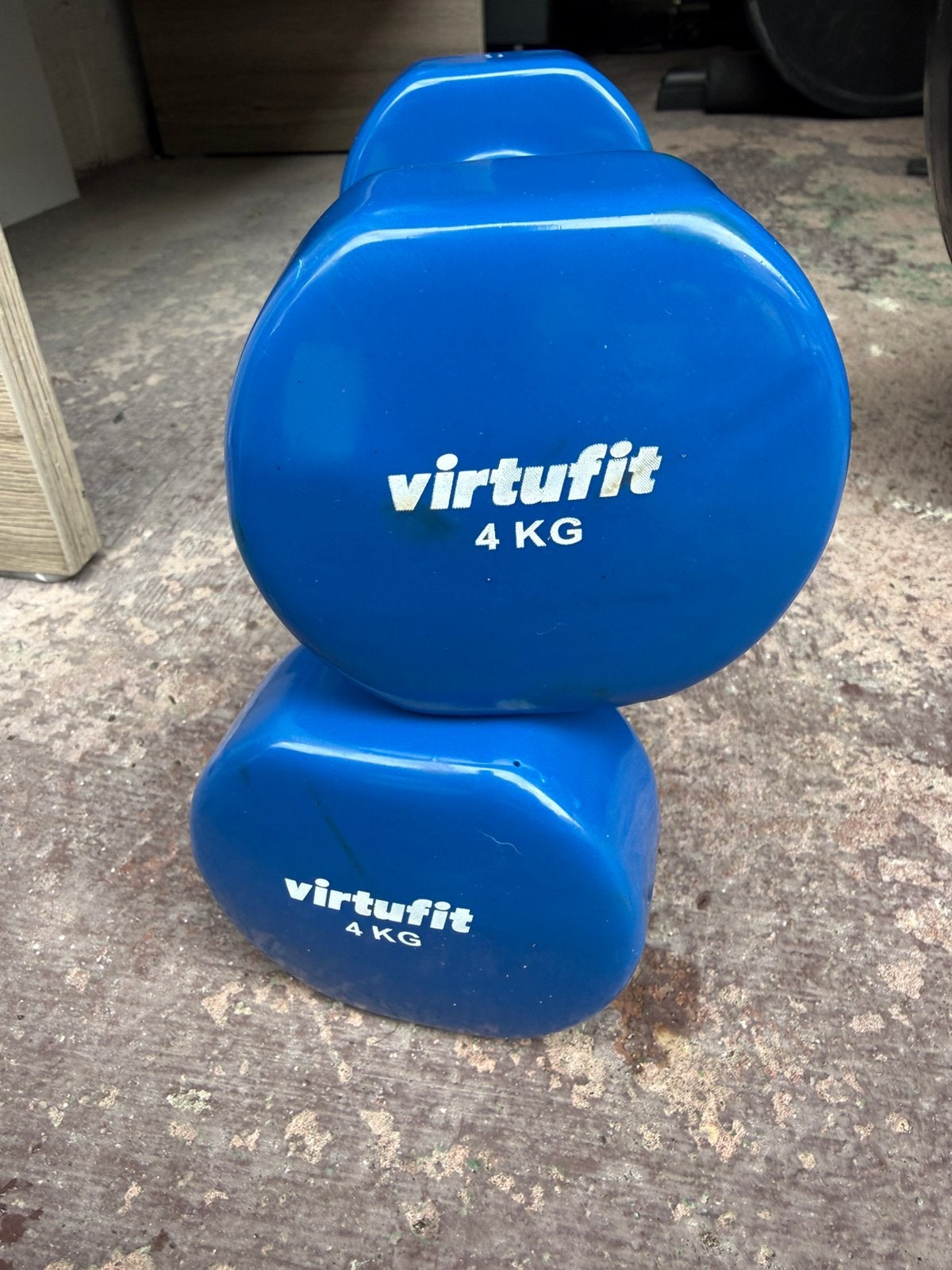 Virtufit set 4 kg dumbbells, Ophalen