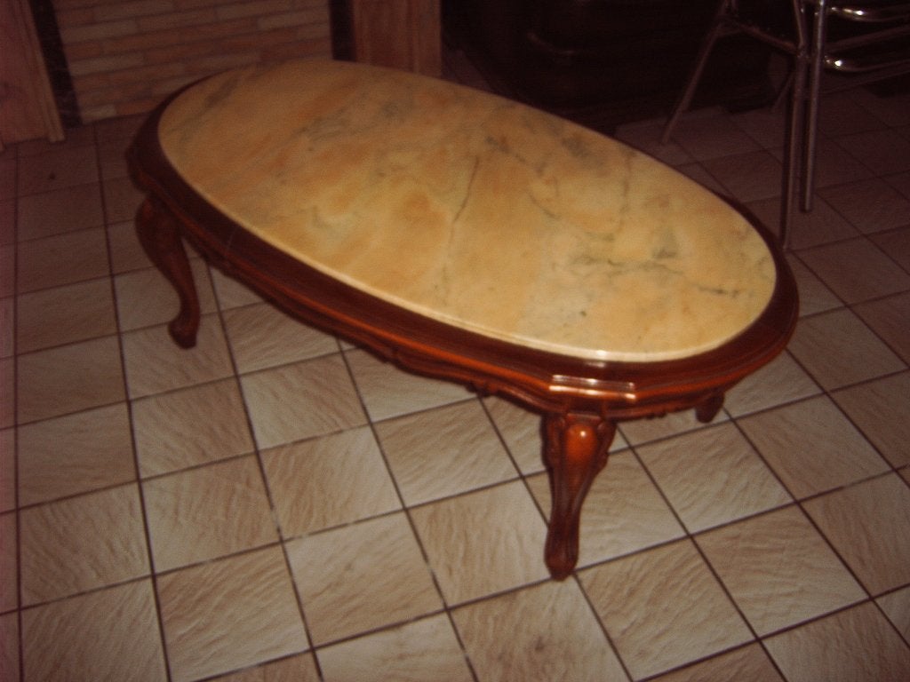 salontafel, Enlèvement, Comme neuf, Ovale, Cerisier