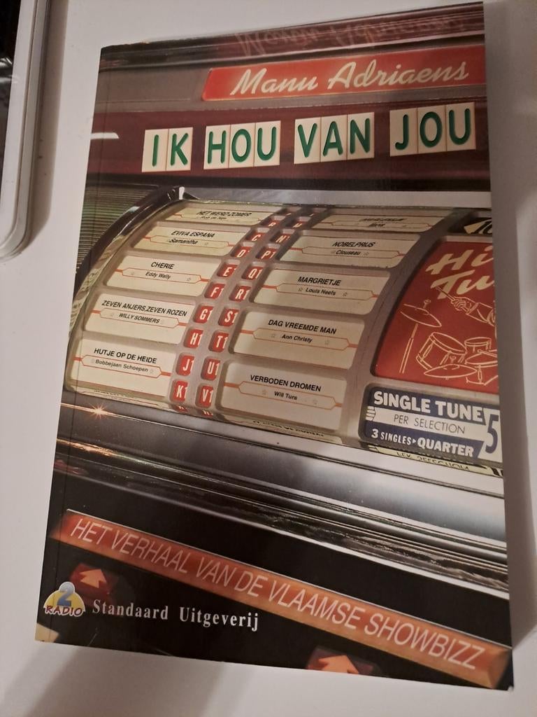 Manu Adriaens - Ik hou van jou - verhaal vd vlaamse showbizz, Ophalen of Verzenden