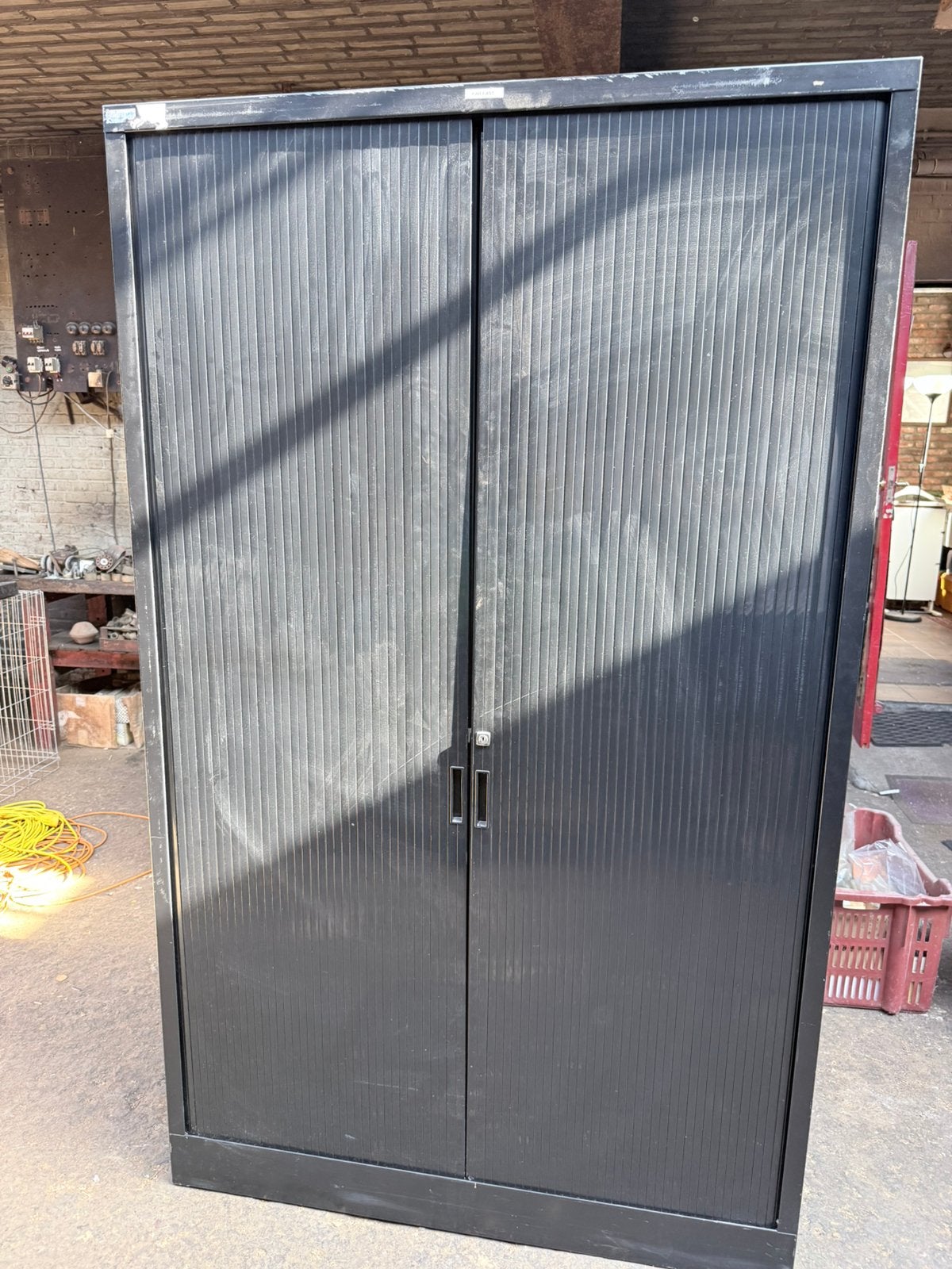 Archiefkast 195cm hoog x 120cm breed - 3 legplaten, Ophalen, Gebruikt, 100 tot 150 cm, 150 tot 200 cm