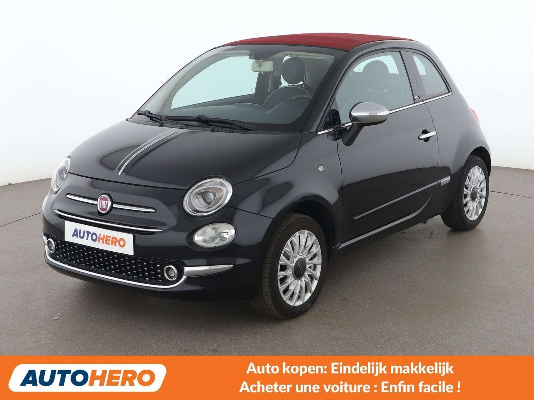 Fiat 500C 1.2 Lounge (bj 2016), Auto's, Voorwielaandrijving, 4 zetels, Gebruikt, 1242 cc