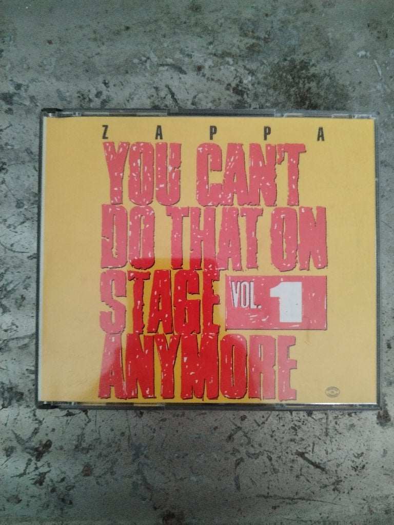 Frank Zappa – You can't do that on stage anymore volume 1, Cd's en Dvd's, Cd's | Rock, Zo goed als nieuw, Progressive Rock, Album