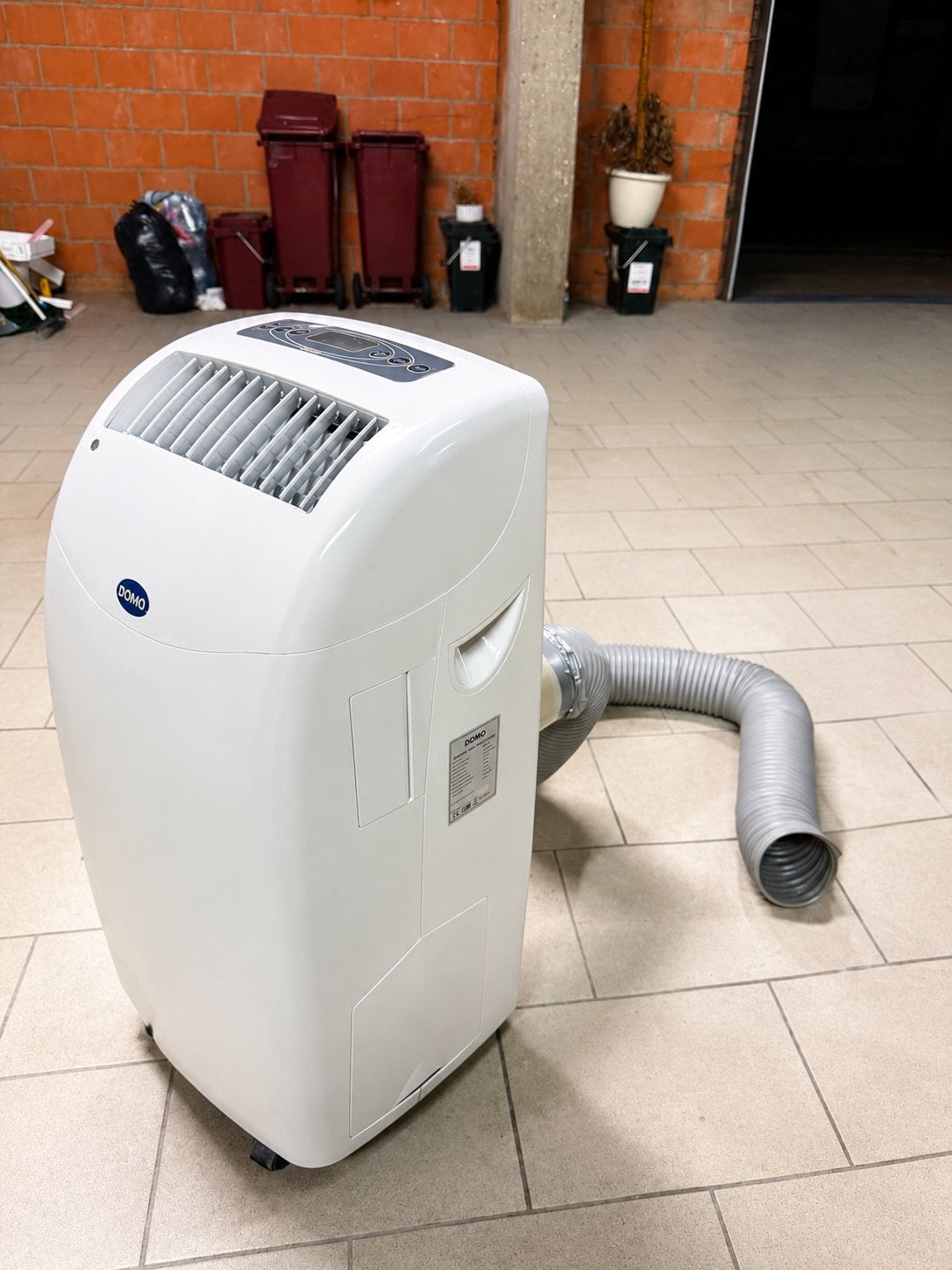 Mobiele airco domo 12 000 btu, Enlèvement, Comme neuf, Climatiseur mobile, Télécommande