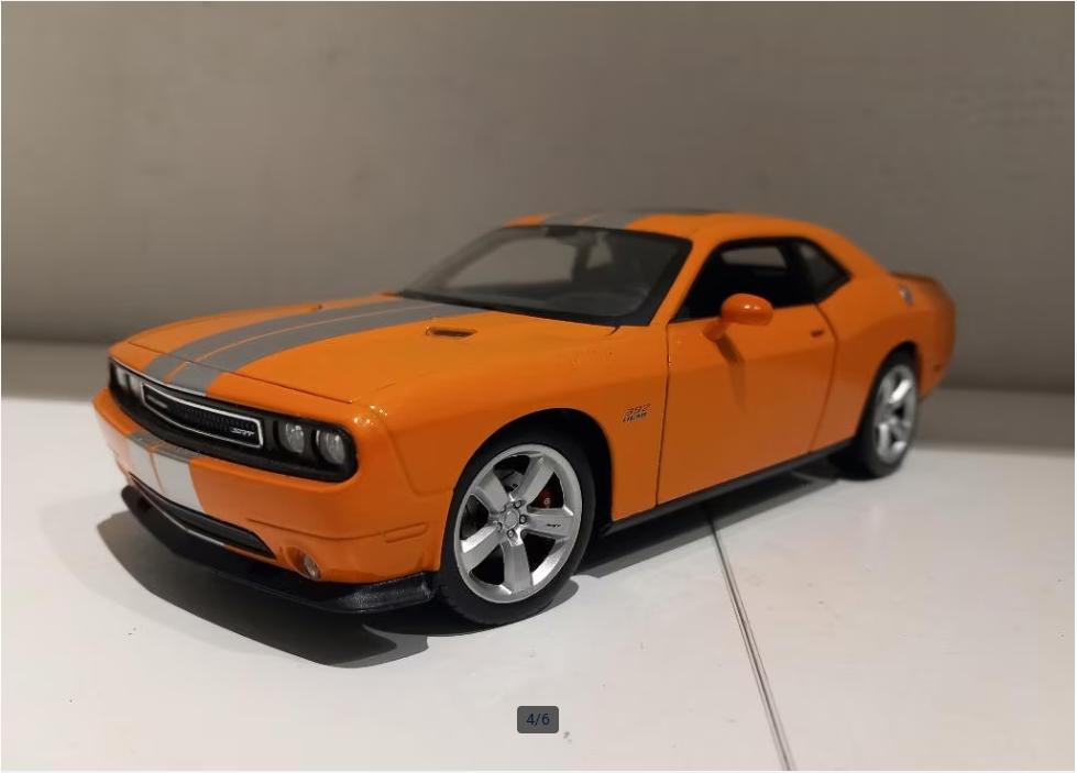 Dodge Challenger & Porsche Panamera S , schaalmodel 1:24, Ophalen, Nieuw, Auto
