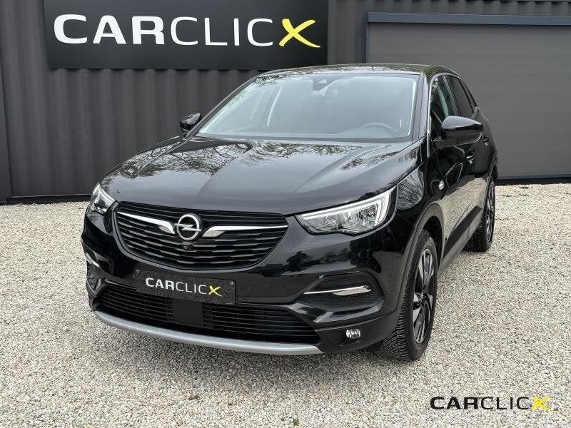 Opel Grandland X Ultimate *Leather*, Automaat, 1199 cc, 164 g/km, Zwart