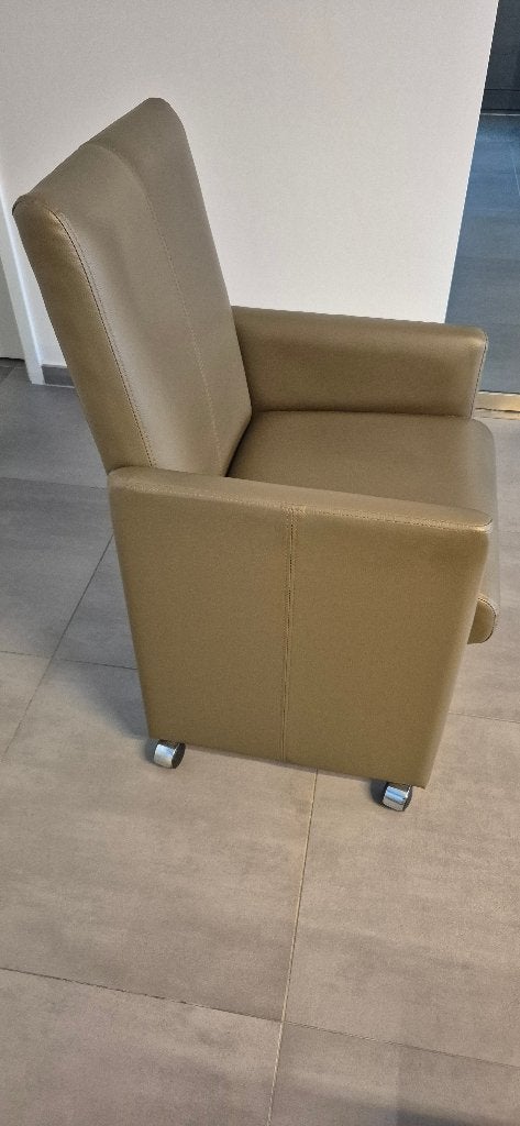 stoelen voor eettafels (3), Huis en Inrichting, Ophalen, Drie, Klassiek, Leer