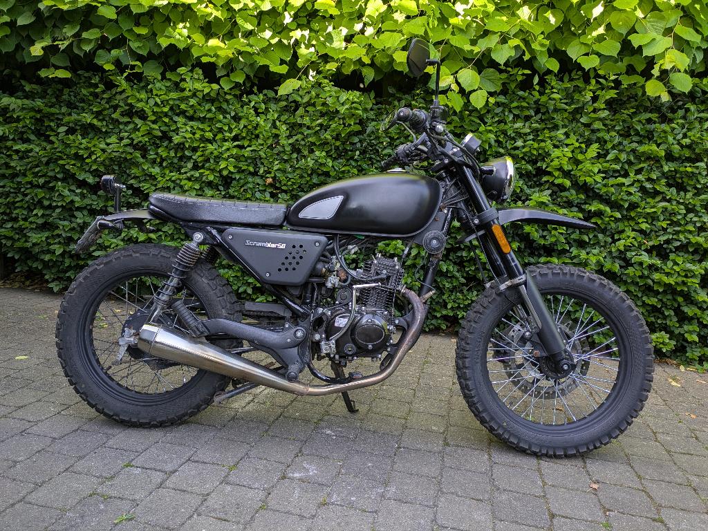 Hanway Scrambler 50cc, Vélos & Vélomoteurs, Cyclomoteurs | Marques Autre, 4 vitesses, 49 cm³, Enlèvement, Utilisé