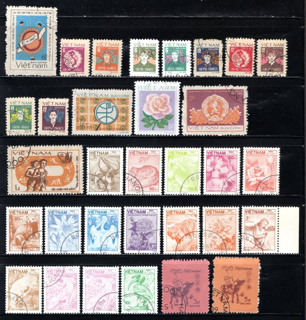 VIETNAM Lot zegels gestempeld, Postzegels en Munten, Verzenden, Gestempeld