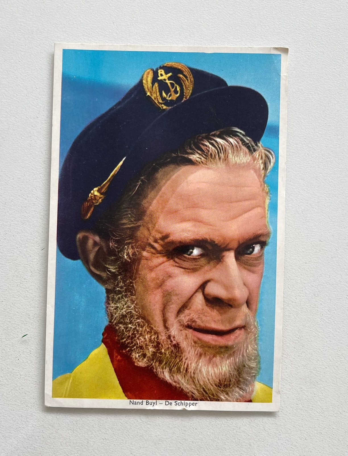 Originele Postkaart Nand Buyl De Schipper Geluwe, 16-2-1962, Ophalen of Verzenden