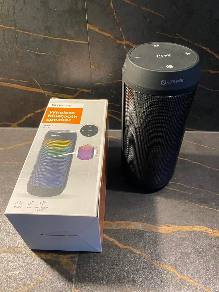 Haut-parleur Bluetooth sans fil Denver, Informatique & Logiciels, Enlèvement ou Envoi, Comme neuf