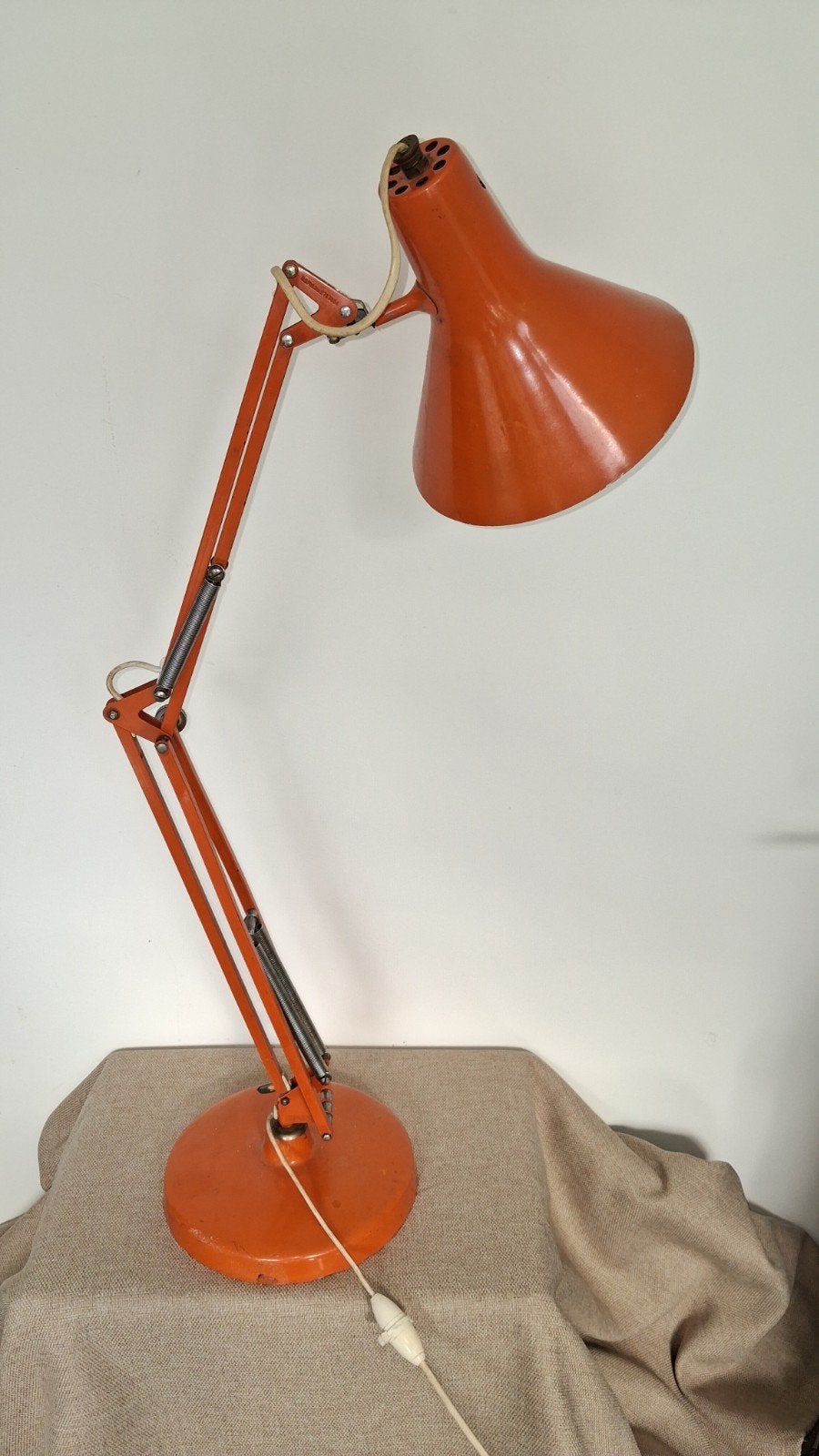 grote vintage architectenlamp, Ophalen of Verzenden, Bureaulamp, Vintage