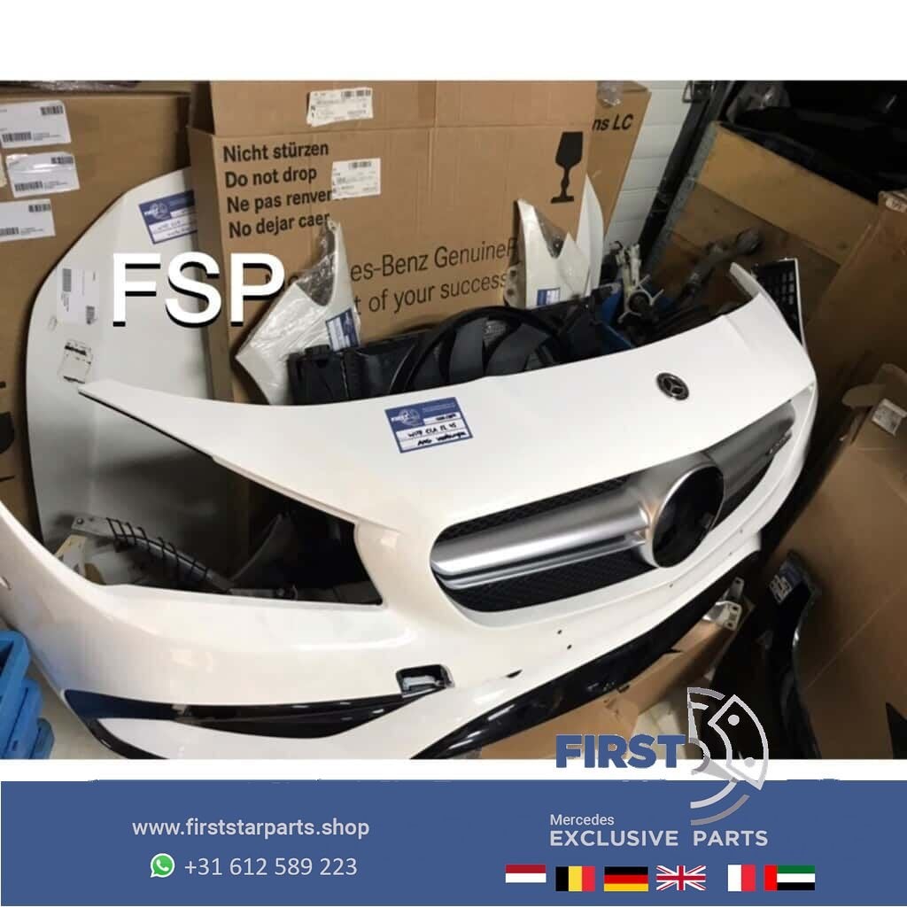 W117 X117 CLA 45 AMG FACELIFT VOORKOP WIT Mercedes 2016-2020, Gebruikt, -, Voor, Ophalen of Verzenden
