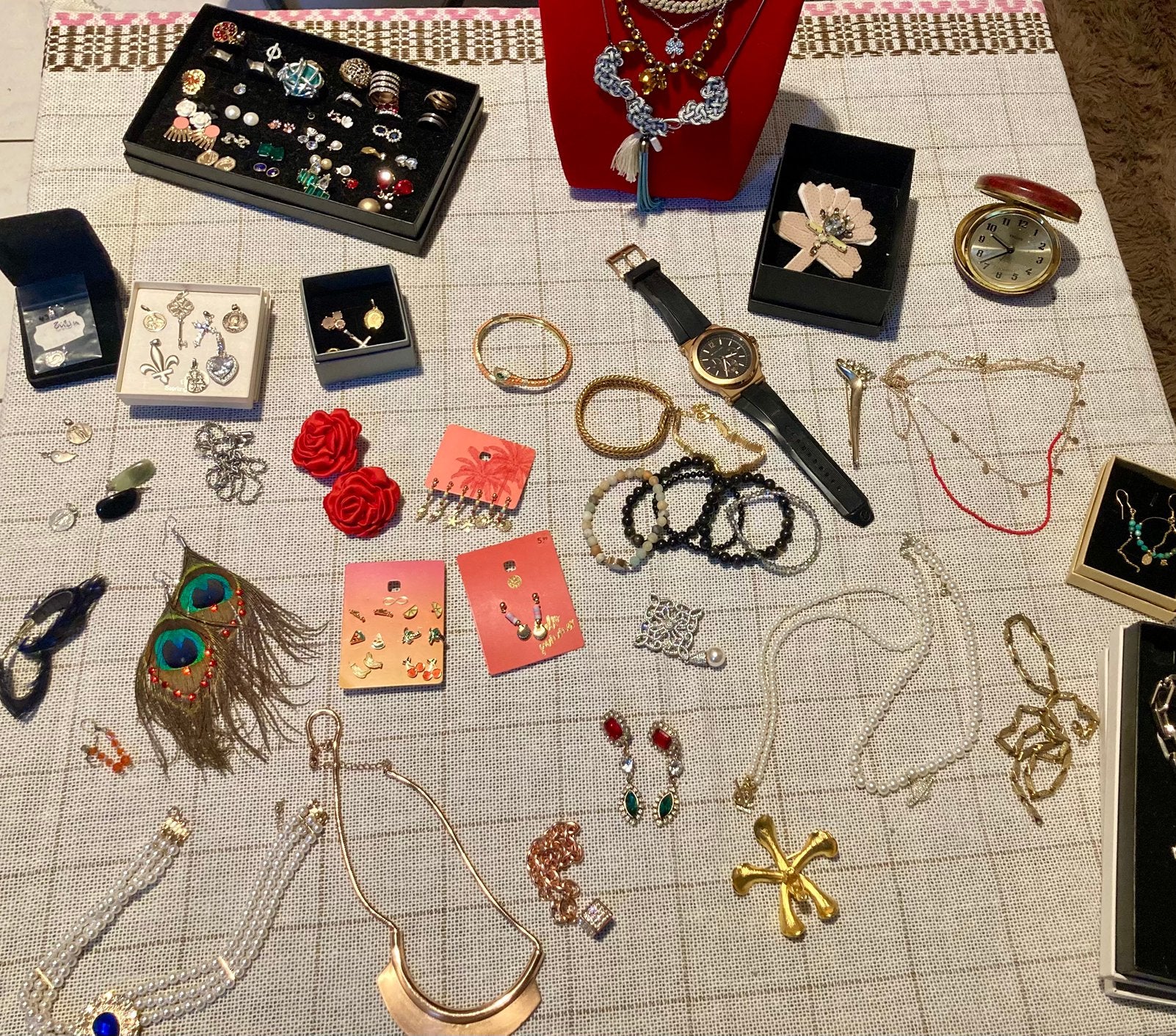 Lot juwelen o.a. Karl Lagerfeld, Ralph Lauren, Drippy …, Overige kleuren, Zo goed als nieuw, Zilver, Ophalen