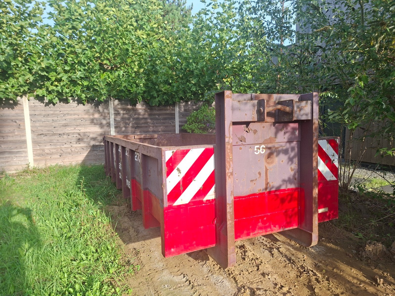container 10m3, Zakelijke goederen, Ophalen