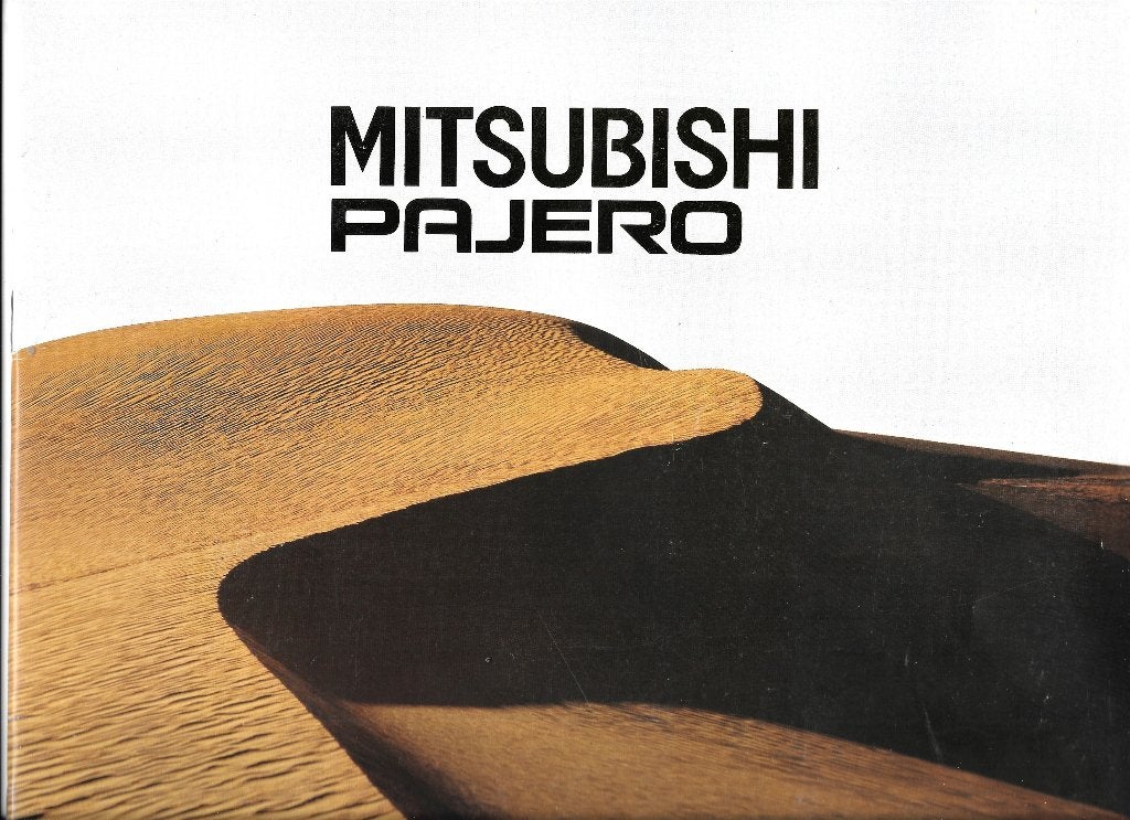 MITSUBISHI PAJERO 1992, Livres, Autos | Brochures & Magazines, Enlèvement ou Envoi, Comme neuf, Mitsubishi