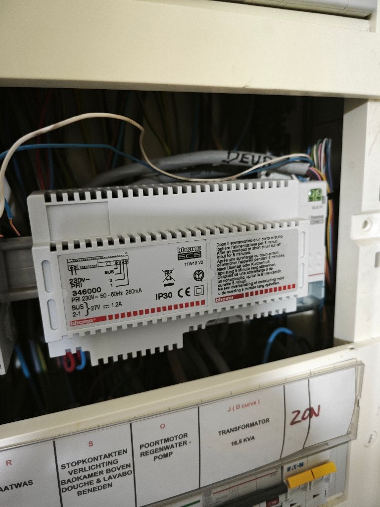 Voeding en relais voor BTicino deurbel, Elektronische apparatuur, Ophalen of Verzenden, Gebruikt