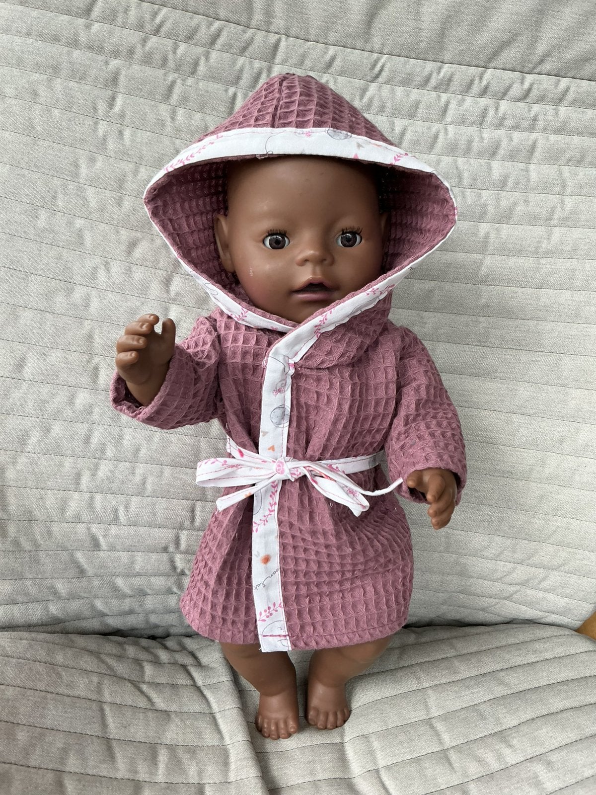 166. Babyborn: Nieuw roos badjasje, Kinderen en Baby's, Ophalen of Verzenden, Nieuw, Babypop
