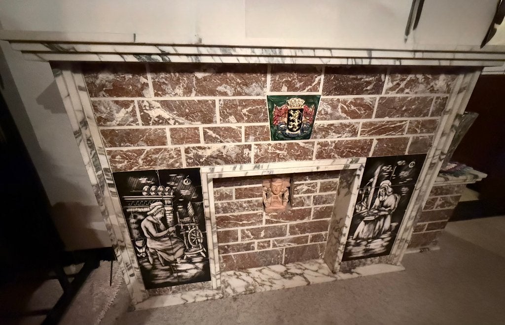 haard - schouw, Huis en Inrichting, Haarden, Ophalen, Zo goed als nieuw, Inbouwhaard, Overige soorten