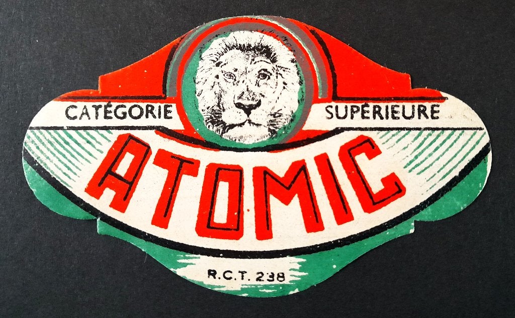 Etiquette. Brasserie du Lion Tournai. Atomic., Envoi, Utilisé, Autres types, Autres marques