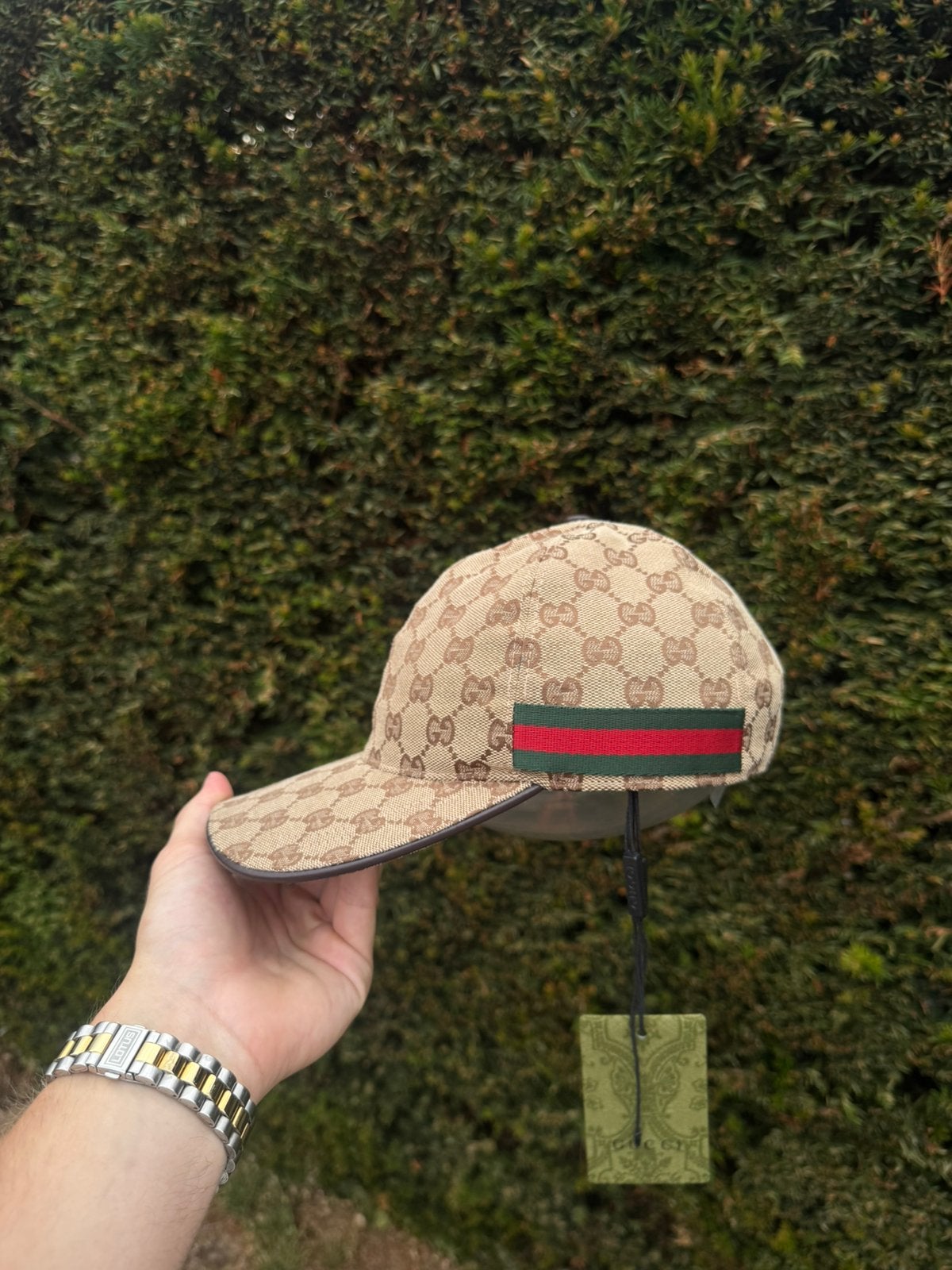 Gucci GG Supreme Canvas Baseball Cap, Ophalen of Verzenden, Nieuw, Pet