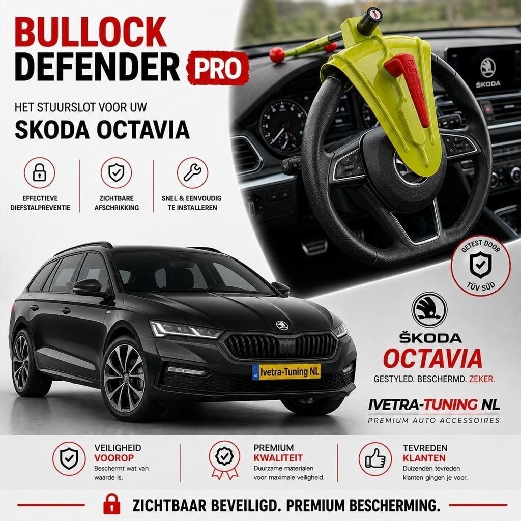 Stuurslot Skoda Octavia | Beveiliging Skoda Octavia, Ophalen of Verzenden, Nieuw