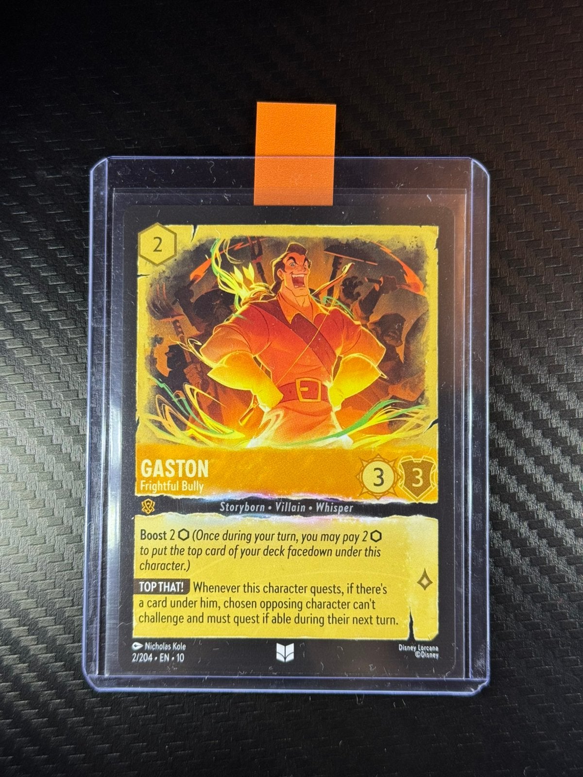 Gaston | Frightful Bully | Non Holo | Set 10 | 2026 | #2/204, Hobby en Vrije tijd, Verzenden, Nieuw, Losse kaart