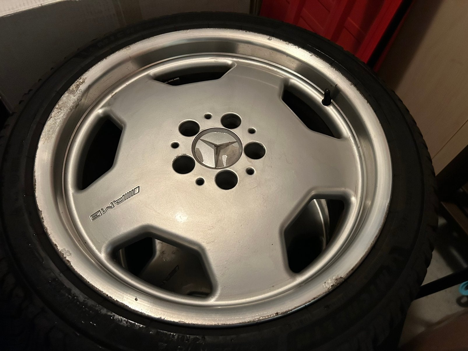 18 inch AMG Moboblock Styling R129 W124 E500 W202 C36 velgen, Auto-onderdelen, Ophalen, 18 inch, Overige, Gebruikt