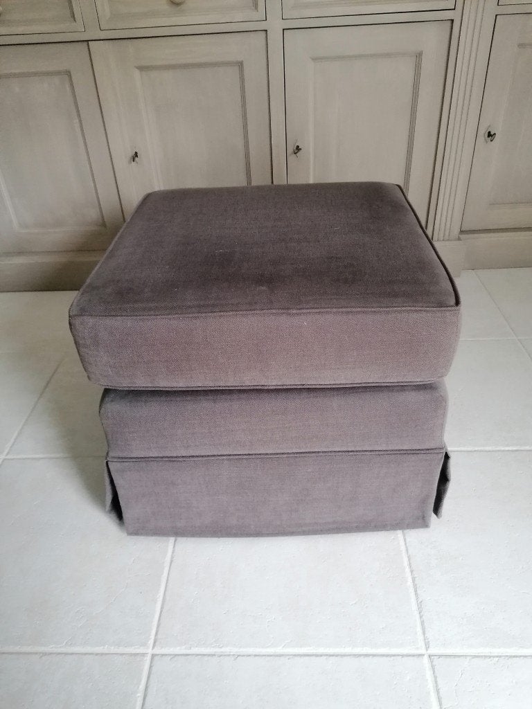 pouf 2 stuks, Maison & Meubles, Enlèvement, 50 à 75 cm, Moins de 50 cm, Tissus